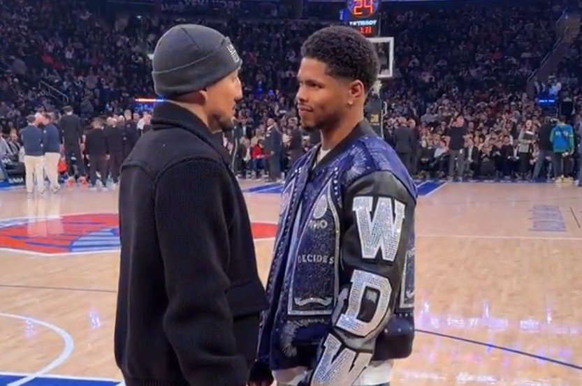 Stevenson And Lopez Face Off At NBA