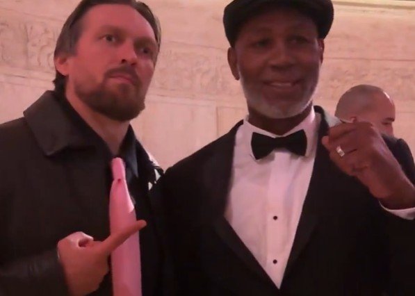 Usyk Meets Lennox Lewis