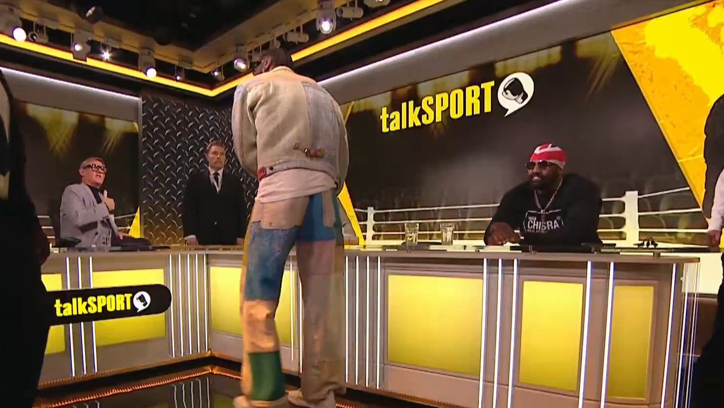 Deontay Wilder Has To Be Taken Away By Security Due To Arrogant UK Pundit