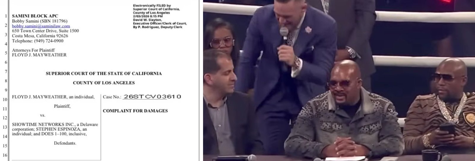 Mayweather Vs Espinoza Court Documents Revealed
