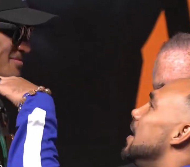 Stone Faced Sebastian Fundora Towers Over Keith Thurman
