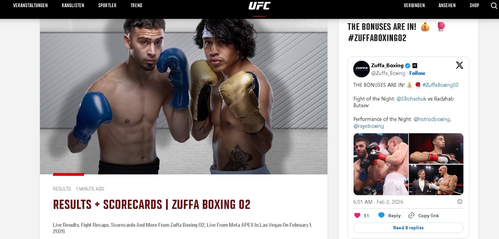 Ufc.com Now Showing Boxing For 1st Time Ever 3 a1