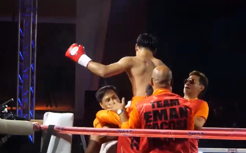 Manny Pacquiao Son Reacts To 4th Round TKO 2 Manny Pacquiao Son Reacts To 4th Round TKO