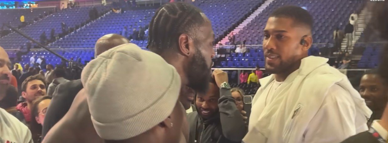 Deontay Wilder Anthony Joshua Confrontation