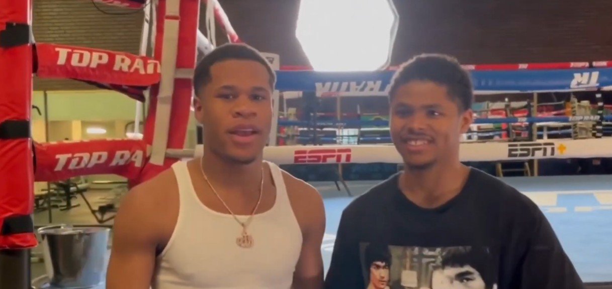Shakur Stevenson and Devin Haney Allegedly In Surprise Fight Talks