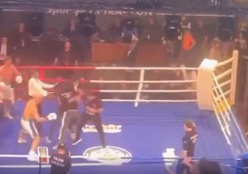 Turkish Fans Invade Ring And Brutally Beat Russian Boxer
