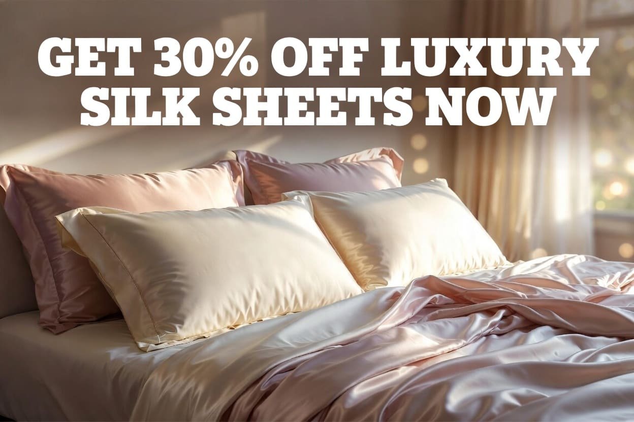 GET 30% OFF LUXURY SILK BED SHEETS NOW - USE PROMO CODE Boxing20 AT CHECKOUT