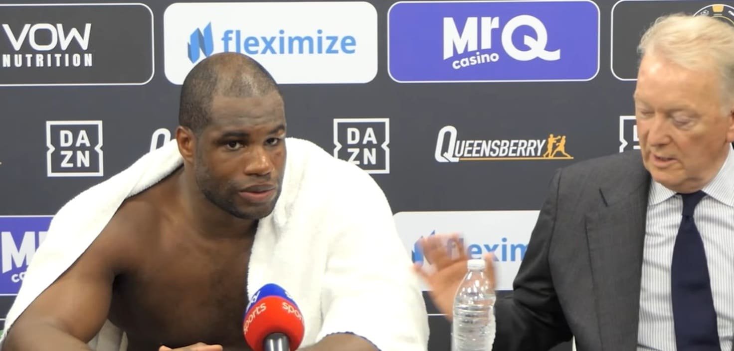 Daniel Dubois WBO heavyweight champion - a belt Usyk threw away rather than fight Wardley 7 Daniel Dubois WBO heavyweight champion