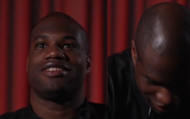 Daniel Dubois gets up and suddenly leaves interview
