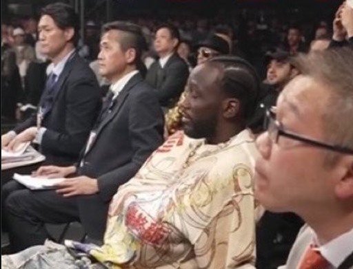 Terence Crawford Looked Like He Was Falling Asleep Ringside Watching Inoue vs Nakatani