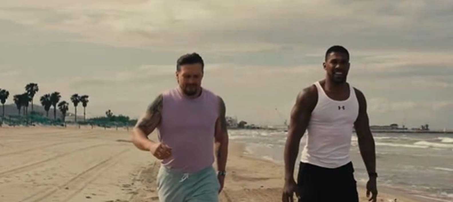Usyk and Joshua Try To Copy Rocky and Apollo And People Are Having None Of It