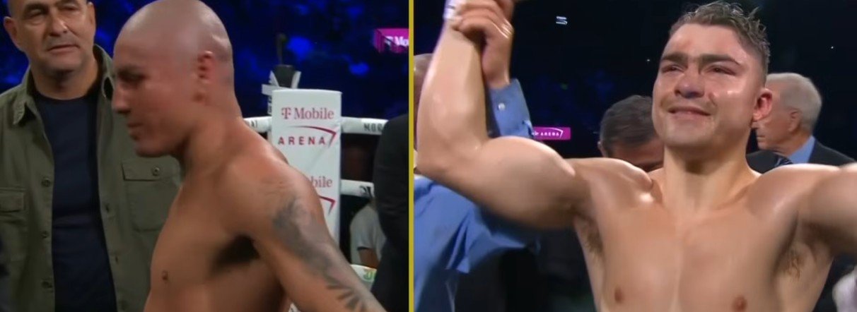 oscar duarte vs angel fierro reaction