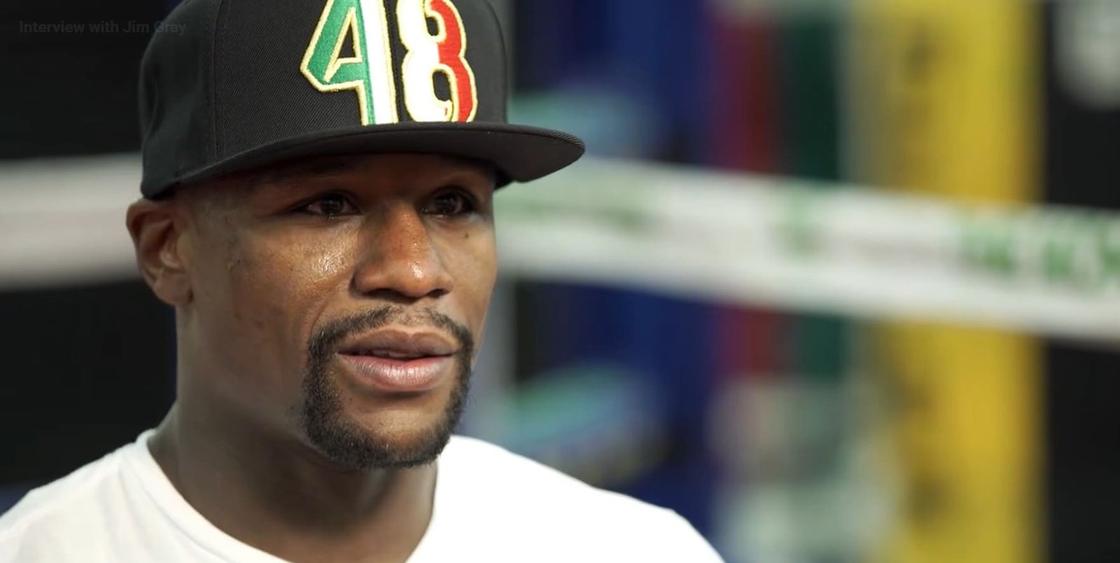 Floyd Mayweather usual calm responses a lot less calm now