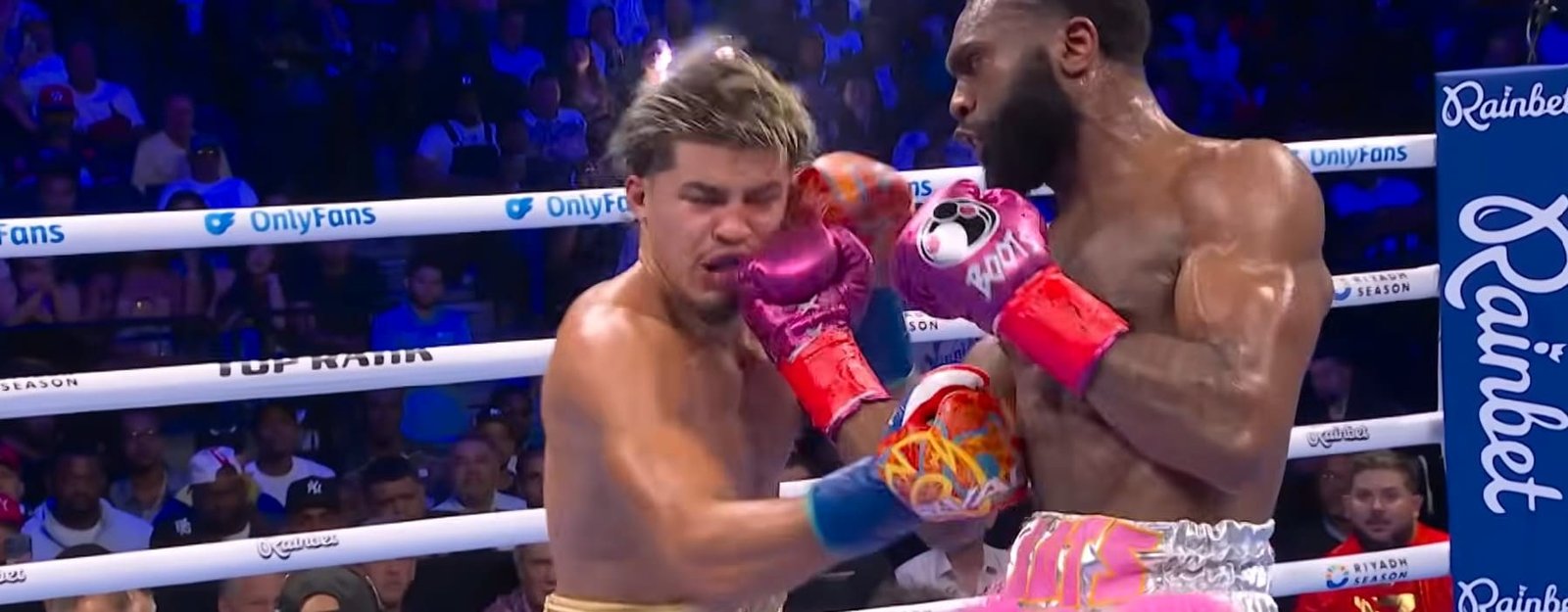Jaron Ennis has a little bit of the Manny Pacquiao fight style about him but carries his hands very low