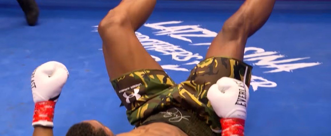 Anthony Joshua knocked down but comes back to defeat Prelanga