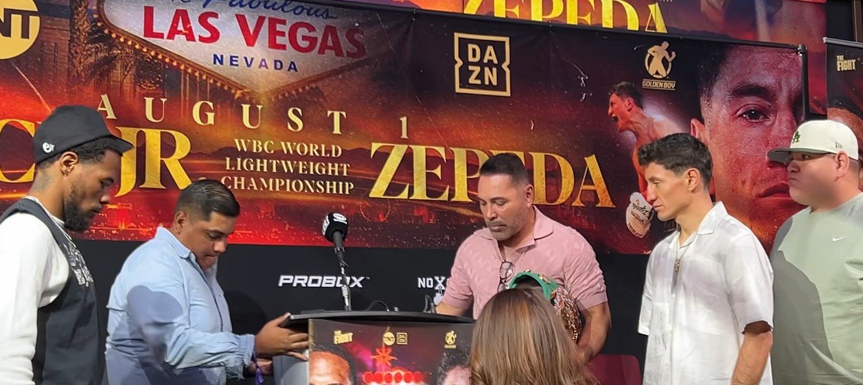 Lamont Roach and Zepeda final words to one another before they fight 2 Lamont Roach and Zepeda final words to one another before they fight