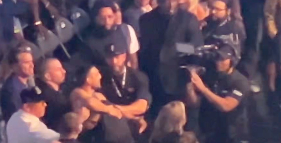 Chaotic Teofimo Lopez fights security and gets kicked out of Ryan Garcia vs Conor Benn fight