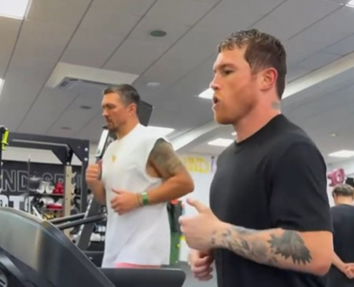 Canelo is training alongside a fat Usyk that nearly got beat by a kickboxer, what can he learn